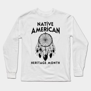 Dreamcatcher Native American Heritage Month Indigenous Long Sleeve T-Shirt